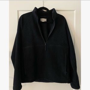 Everlane Fleece Half zip jacket (new!)